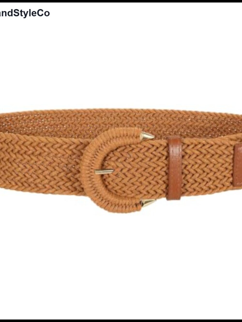 Women Wide Woven Rattan Belt Braided Waist Belt